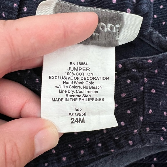 Rare, Too! Polka Dot Ballet Ballerina Dancer Jumper Dress Girls 24M - Picture 6 of 6